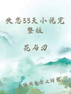 失恋33天小说完整版