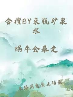 含檀BY来瓶矿泉水