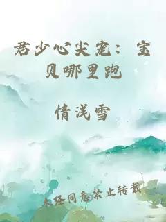 君少心尖宠：宝贝哪里跑